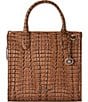 BRAHMIN Leontyne Collection Luggage Brown Caroline Satchel Bag, Color:Luggage Brown - Image 1