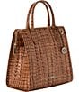 BRAHMIN Leontyne Collection Luggage Brown Caroline Satchel Bag, Color:Luggage Brown - Image 4