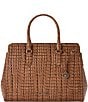 BRAHMIN Leontyne Collection Luggage Brown Finley Carryall Tote Bag, Color:Luggage Brown - Image 1