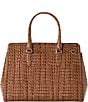 BRAHMIN Leontyne Collection Luggage Brown Finley Carryall Tote Bag, Color:Luggage Brown - Image 2