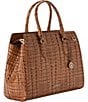 BRAHMIN Leontyne Collection Luggage Brown Finley Carryall Tote Bag, Color:Luggage Brown - Image 4