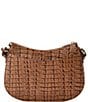 BRAHMIN Leontyne Collection Luggage Brown Shayna Crossbody Bag, Color:Luggage Brown - Image 2