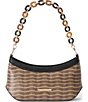 BRAHMIN Lilibeth Anise Collection Multi Snake Print Resin Chain Strap Shoulder Bag - Image 1