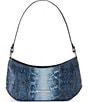 BRAHMIN Lilibeth Vintage Indigo Quartzite Collection Snake Embossed Shoulder Bag - Image 1