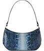 BRAHMIN Lilibeth Vintage Indigo Quartzite Collection Snake Embossed Shoulder Bag - Image 2