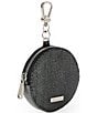 BRAHMIN Luxe Leisure Collection Circle Coin Purse, Color:Black - Image 4