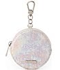 BRAHMIN Luxe Leisure Collection Circle Coin Purse, Color:Beige - Image 1