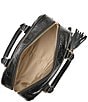 BRAHMIN Mara Black Castle View Mini Satchel Bag, Color:Black - Image 3