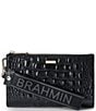 BRAHMIN Melbourne Collection Adia Croc Wristlet - Image 1