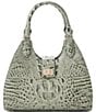 BRAHMIN Melbourne Collection Adrian Softgrass Turnlock Satchel Bag - Image 1