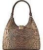 BRAHMIN Melbourne Collection Brindle Adrian Hobo Bag, Color:Brindle - Image 2