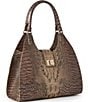 BRAHMIN Melbourne Collection Brindle Adrian Hobo Bag, Color:Brindle - Image 4