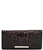 Color:Cocoa - Image 1 - Melbourne Collection Ady Crocodile-Embossed Wallet