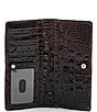 Color:Cocoa - Image 3 - Melbourne Collection Ady Crocodile-Embossed Wallet