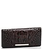 Color:Cocoa - Image 4 - Melbourne Collection Ady Crocodile-Embossed Wallet