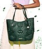 BRAHMIN Melbourne Collection Aliza Pine Tote Bag - Image 5