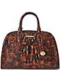 BRAHMIN Melbourne Collection Angelina Tortoise Shell Satchel Bag - Image 1