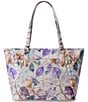 BRAHMIN Melbourne Collection Asher Frosted Leaf Medium Tote Bag - Image 2