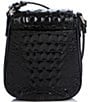 BRAHMIN Melbourne Collection Black Everlee Crossbody Bag, Color:Black - Image 2