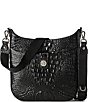 BRAHMIN Melbourne Collection Black Leia Crossbody Bag, Color:Black - Image 1