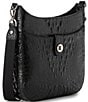 BRAHMIN Melbourne Collection Black Leia Crossbody Bag, Color:Black - Image 4