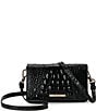 BRAHMIN Melbourne Collection Black Minuette Crossbody Bag, Color:Black - Image 1