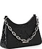 BRAHMIN Melbourne Collection Black Mod Esme Shoulder Bag, Color:Black - Image 4