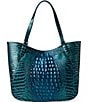 BRAHMIN Melbourne Collection Blue Patina Aliza Tote Bag, Color:Blue Patina - Image 2