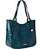 BRAHMIN Melbourne Collection Blue Patina Aliza Tote Bag, Color:Blue Patina - Image 4