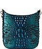 BRAHMIN Melbourne Collection Blue Patina Leia Crossbody Bag, Color:Blue Patina - Image 2