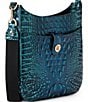 BRAHMIN Melbourne Collection Blue Patina Leia Crossbody Bag, Color:Blue Patina - Image 4