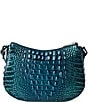 BRAHMIN Melbourne Collection Blue Patina Shayna Crossbody Bag, Color:Blue Patina - Image 2