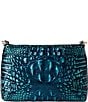 BRAHMIN Melbourne Collection Blue Patina Vida Crossbody Bag, Color:Blue Patina - Image 2