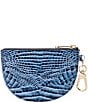 BRAHMIN Melbourne Collection Blue Serenade Britt Coin Holder, Color:Blue Serenade - Image 2