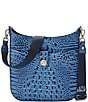 BRAHMIN Melbourne Collection Blue Serenade Leia Crossbody Bag, Color:Blue Serenade - Image 1