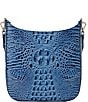 BRAHMIN Melbourne Collection Blue Serenade Leia Crossbody Bag, Color:Blue Serenade - Image 2