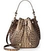 BRAHMIN Melbourne Collection Brindle Melinda Bucket Bag, Color:Brindle - Image 1