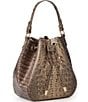 BRAHMIN Melbourne Collection Brindle Melinda Bucket Bag, Color:Brindle - Image 4