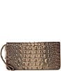 BRAHMIN Melbourne Collection Brindle Skyler Travel Wristlet, Color:Brindle - Image 2