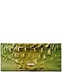BRAHMIN Melbourne Collection Cacti Green Veronica Trifold Wallet, Color:Cacti Green - Image 1