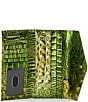 BRAHMIN Melbourne Collection Cacti Green Veronica Trifold Wallet, Color:Cacti Green - Image 3