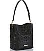 BRAHMIN Melbourne Collection Celina Bucket Shoulder Bag, Color:Black - Image 4