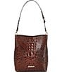 Color:Pecan - Image 1 - Melbourne Collection Celina Bucket Shoulder Bag