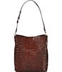 BRAHMIN Melbourne Collection Celina Bucket Shoulder Bag, Color:Pecan - Image 2