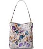 BRAHMIN Melbourne Collection Celina Frosted Leaf Bucket Bag - Image 2