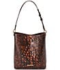BRAHMIN Melbourne Collection Celina Tortoise Shell Bucket Bag - Image 1