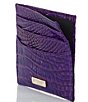 Color:Royal Purple - Image 3 - Melbourne Collection Cheryl Card Case