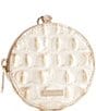 BRAHMIN Melbourne Collection Contour Circle Coin Purse, Color:Contour - Image 1