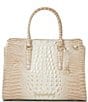 BRAHMIN Melbourne Collection Contour Finley Carryall Satchel Tote Bag, Color:Contour - Image 1