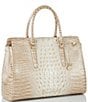 BRAHMIN Melbourne Collection Contour Finley Carryall Satchel Tote Bag, Color:Contour - Image 4